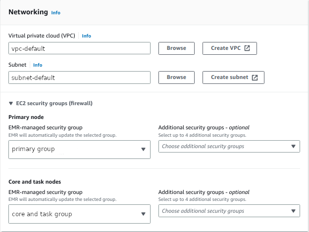 Step 2: Cluster Configuration